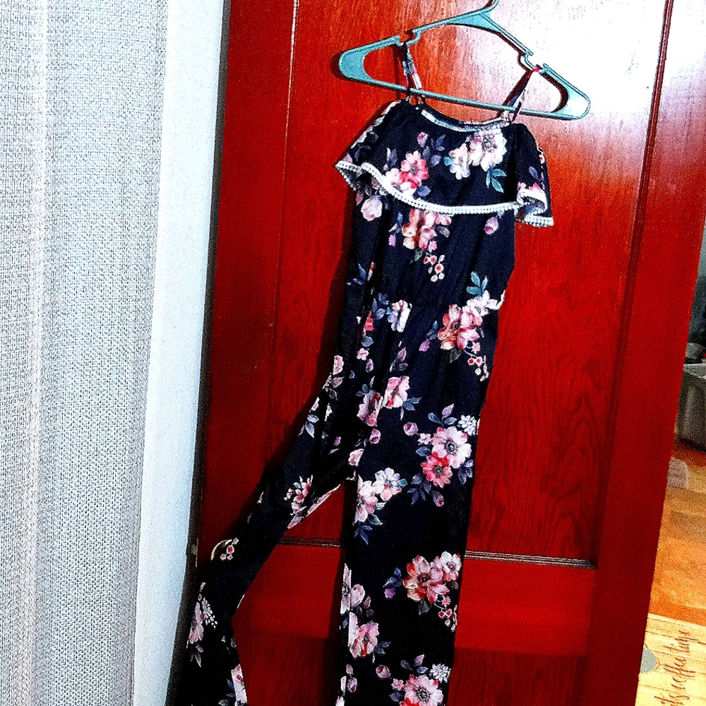 Girls size 11-12 long romper